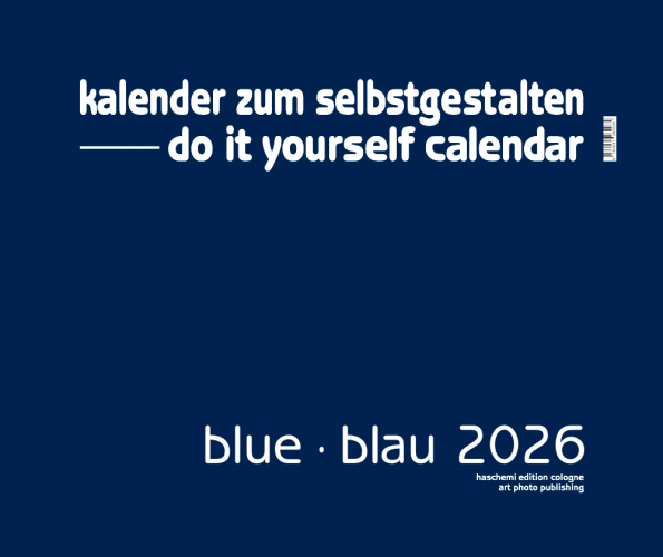 BLUE . BLAU BLANKOKALENDER . DIY . BASTEL . SELBSTGESTALTEN